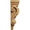 Ekena Millwork 3"W x 1 3/4"D x 6"H Extra Small Acanthus Pilaster Wood Corbel, Cherry CORW03X02X06PACH - alternate 2